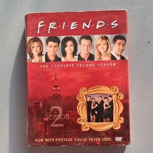 Friends: The Complete Second Season DVD - Red Cover